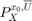 $P^{x_0,\overline{U}}_X$